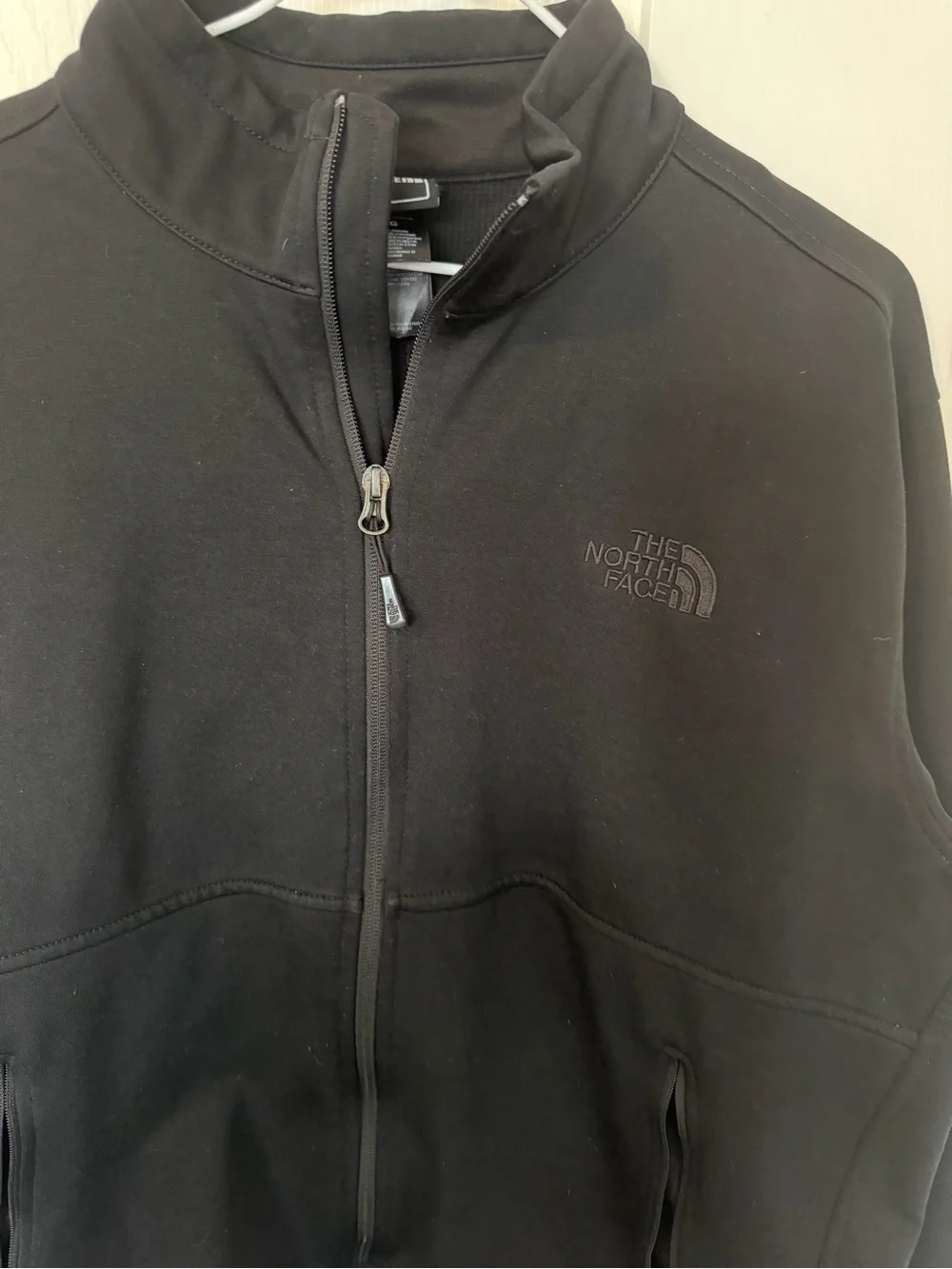 The North Face Black Zip-Up Softshell Jacket