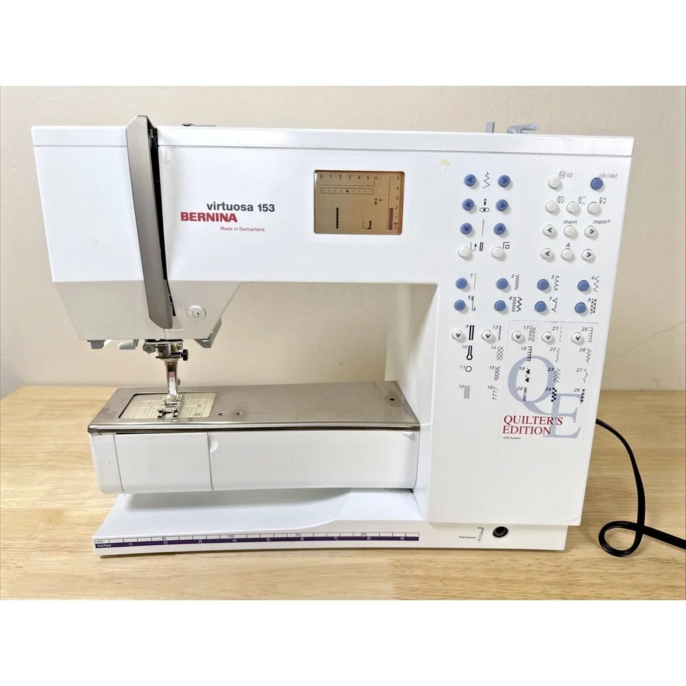 Bernina Virtuosa 153 Quilter's Edition Sewing Machine w/ Accessories and Case