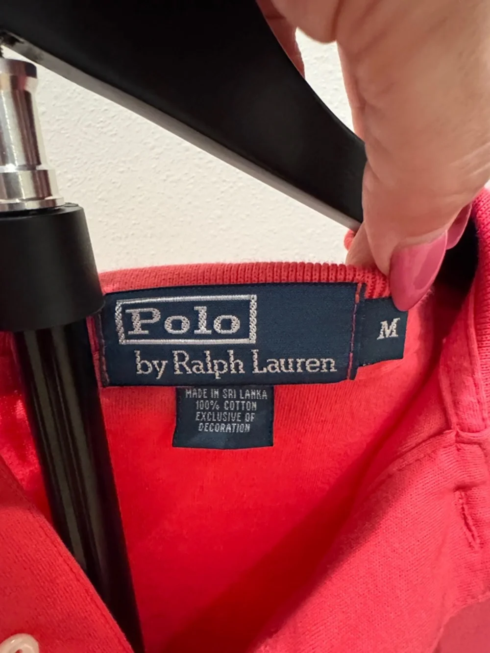 Polo by Ralph Lauren Men’s coral Pink Classic Polo Shirt
