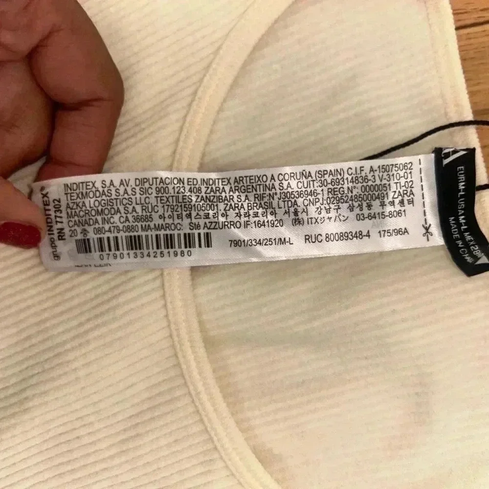 Zara size medium