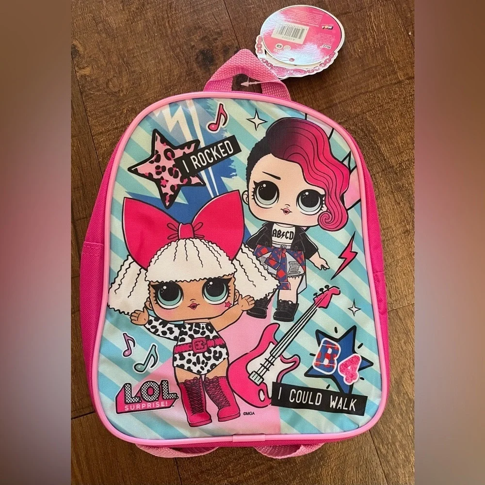 NWT 2 L.O.L Surprise mini backpacks rock stars