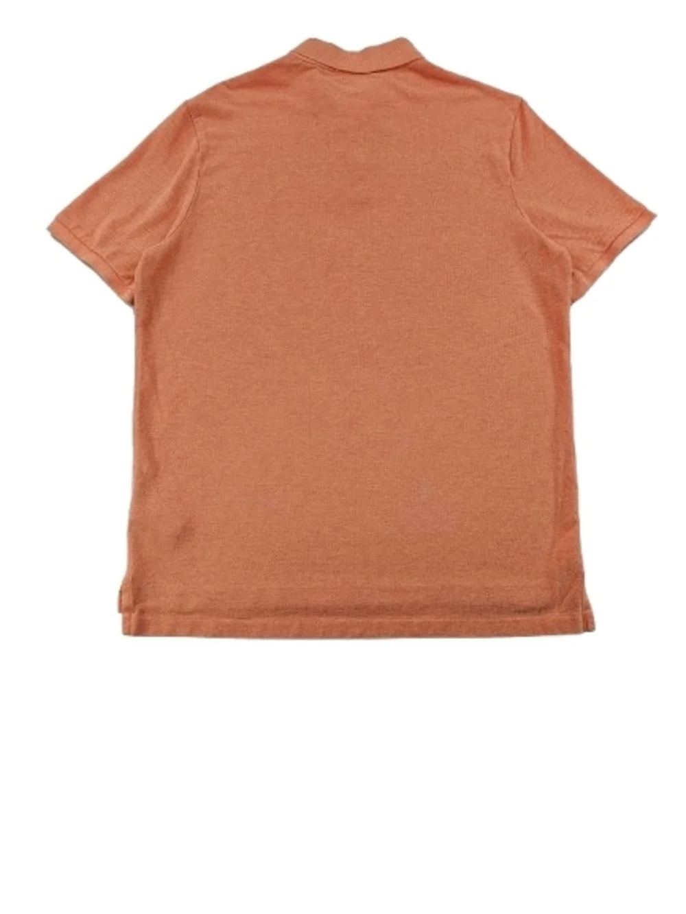 Polo‎ Ralph Lauren Classic Fit Polo Men's L Orange Short Sleeve Blue Logo Shirt