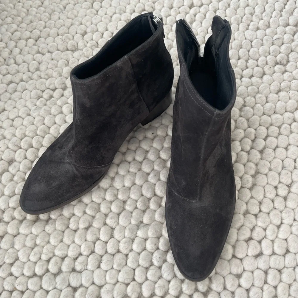 Rag & Bone Black Suede Ankle Boots