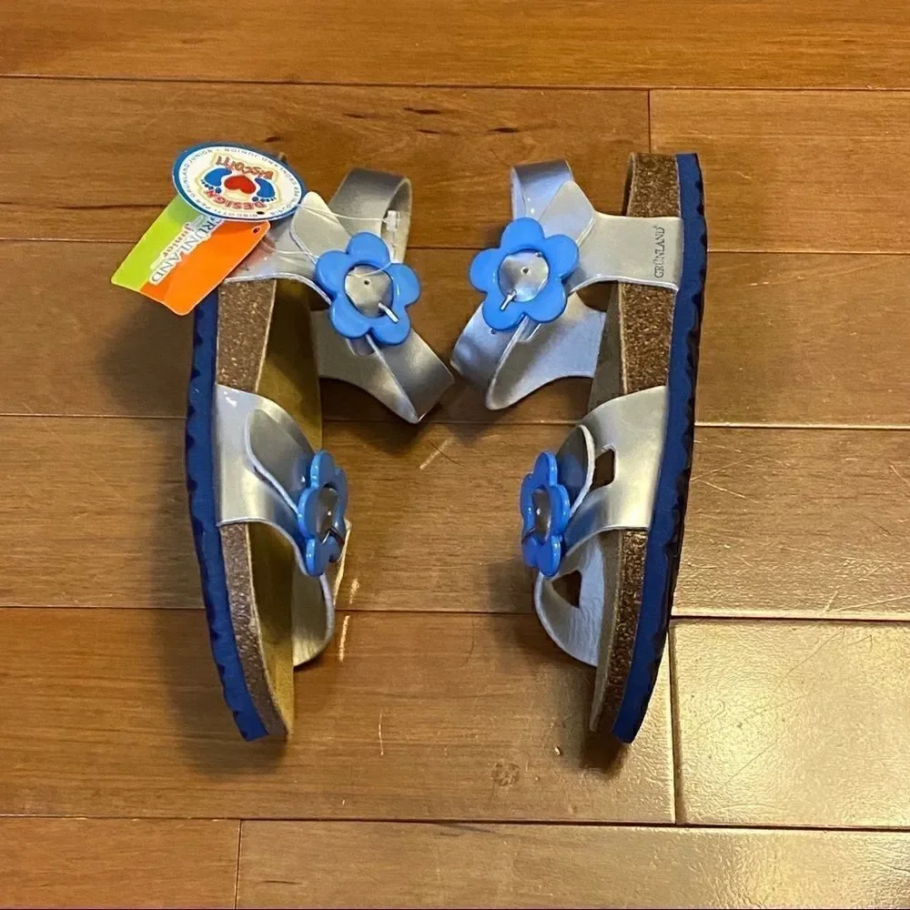Grundland Junior Sandals Silver 34 2-2.5 US