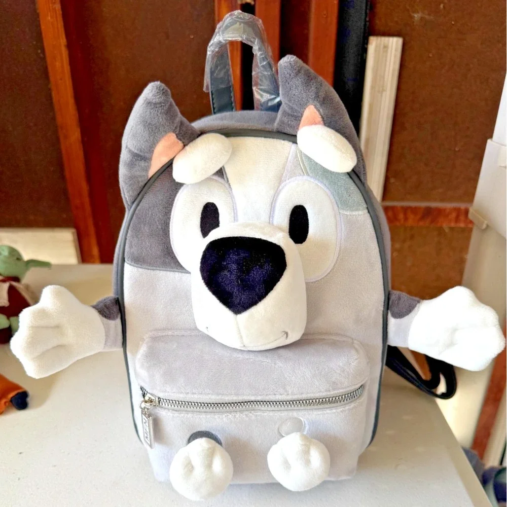 Bluey x Her Universe Muffin Mini Backpack Plush 3D Design‎ NWT Collectible Bag