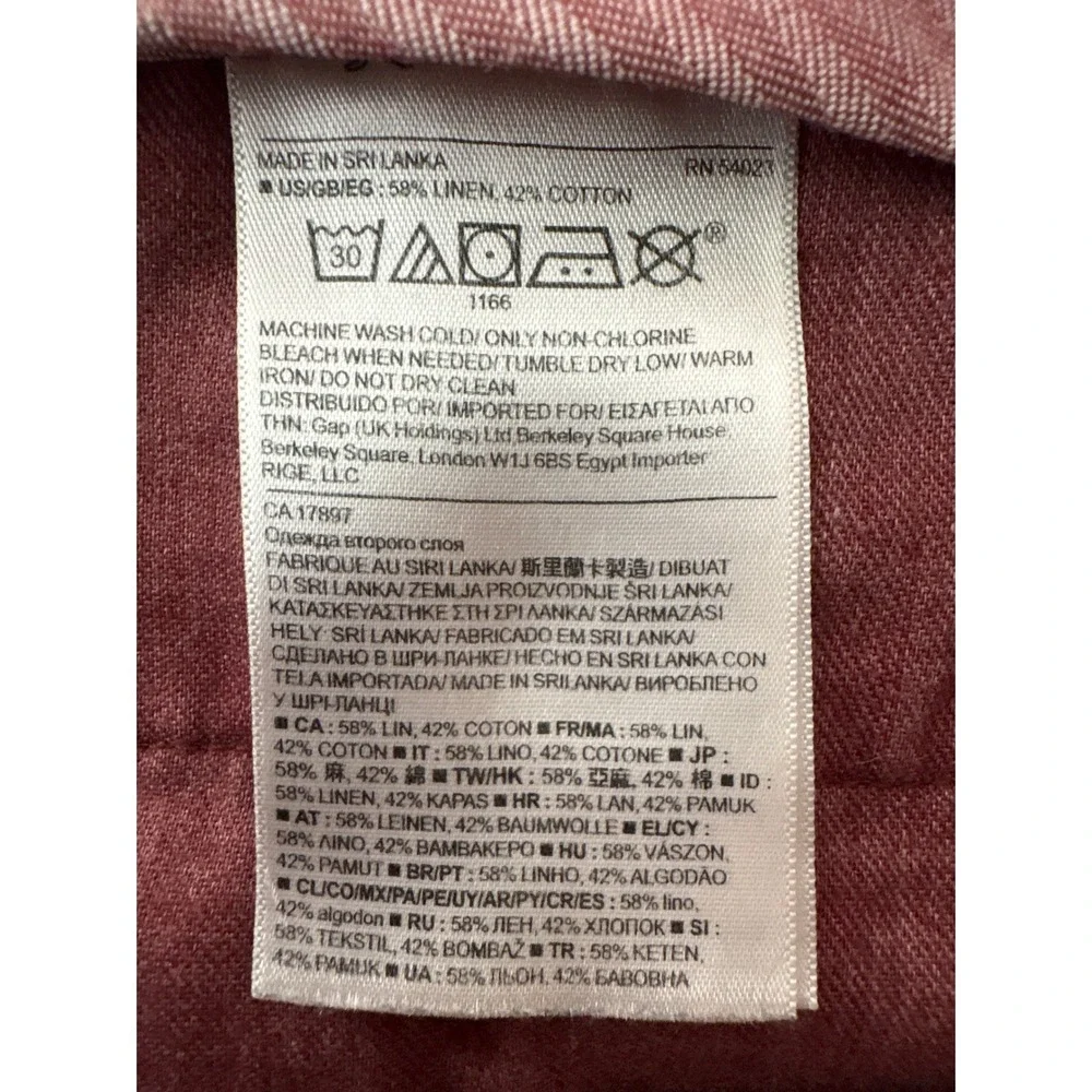Banana Republic measurements waist