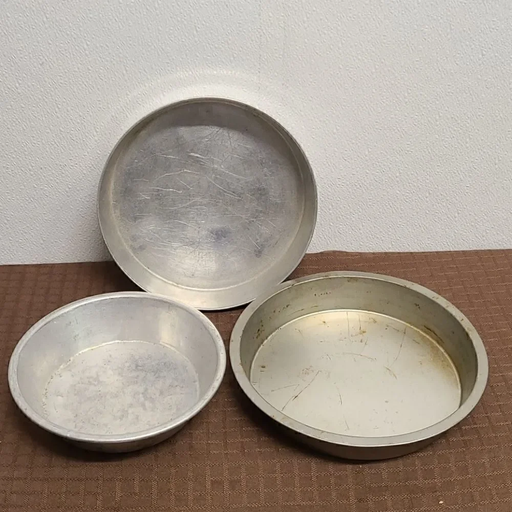 Aluminum cake and pie plan set‎
