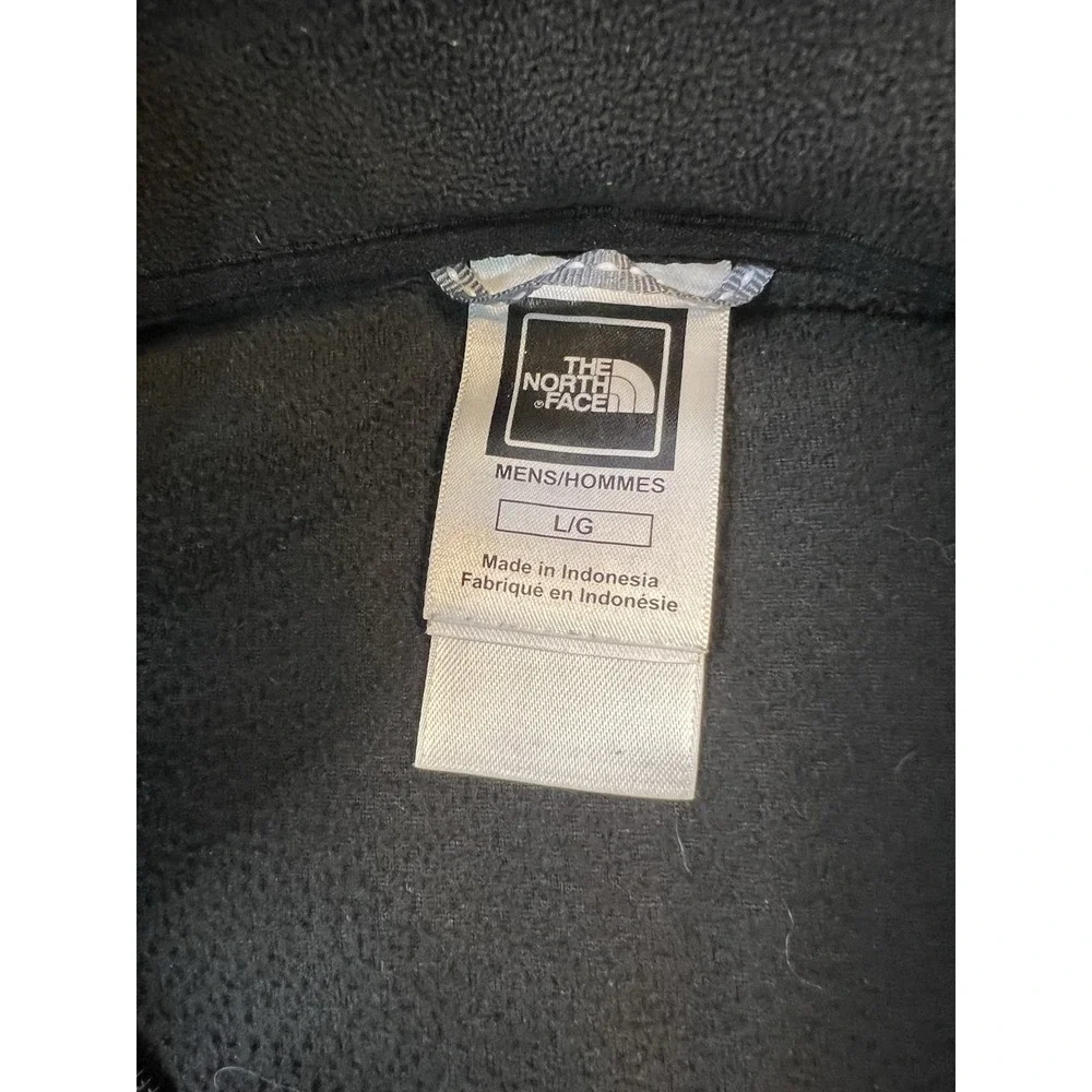 The North Face Mens Black Fleece 1/4 Zip Up Long Sleeve Size‎ Large TK100