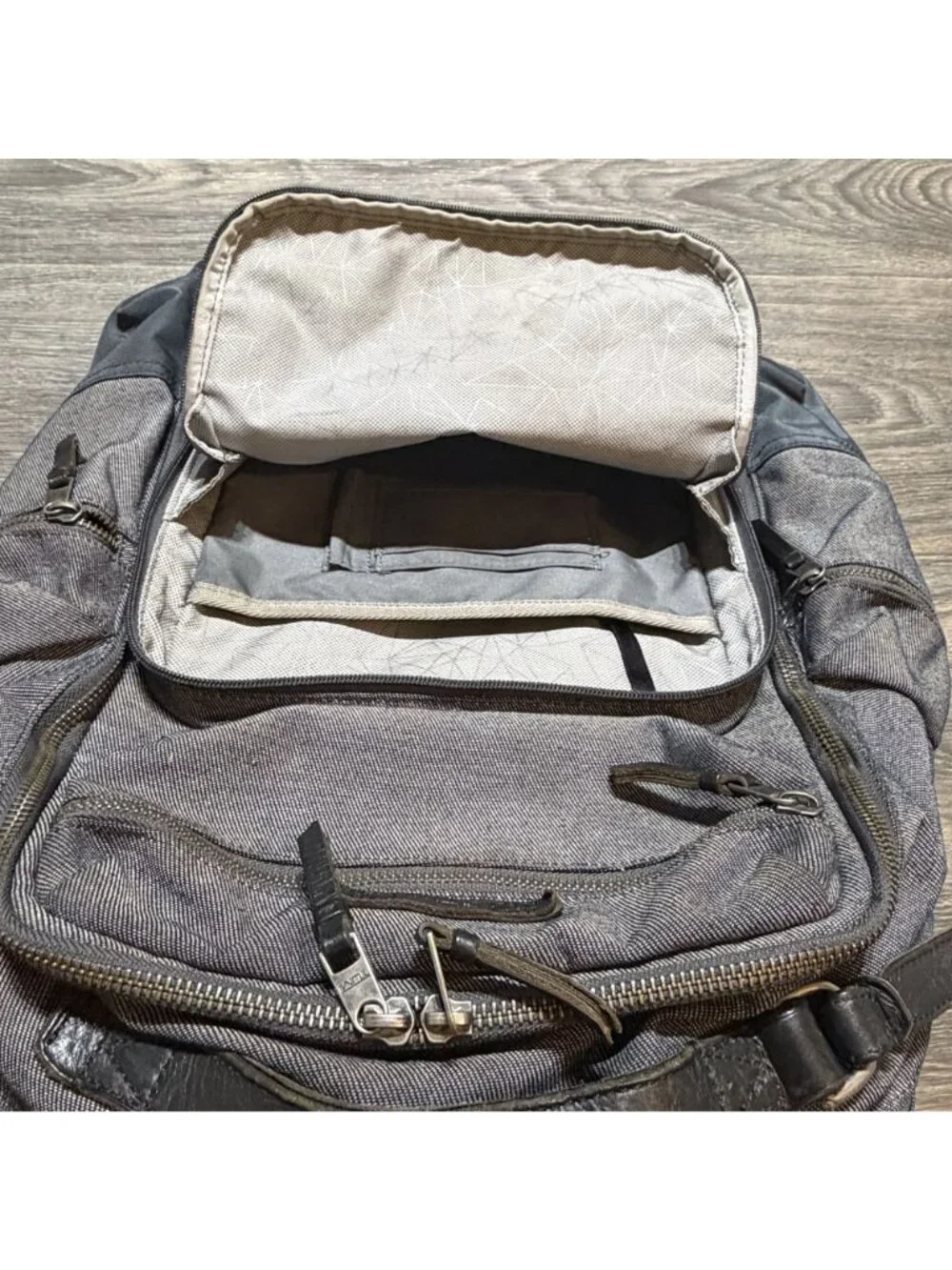 Tumi gray travel
