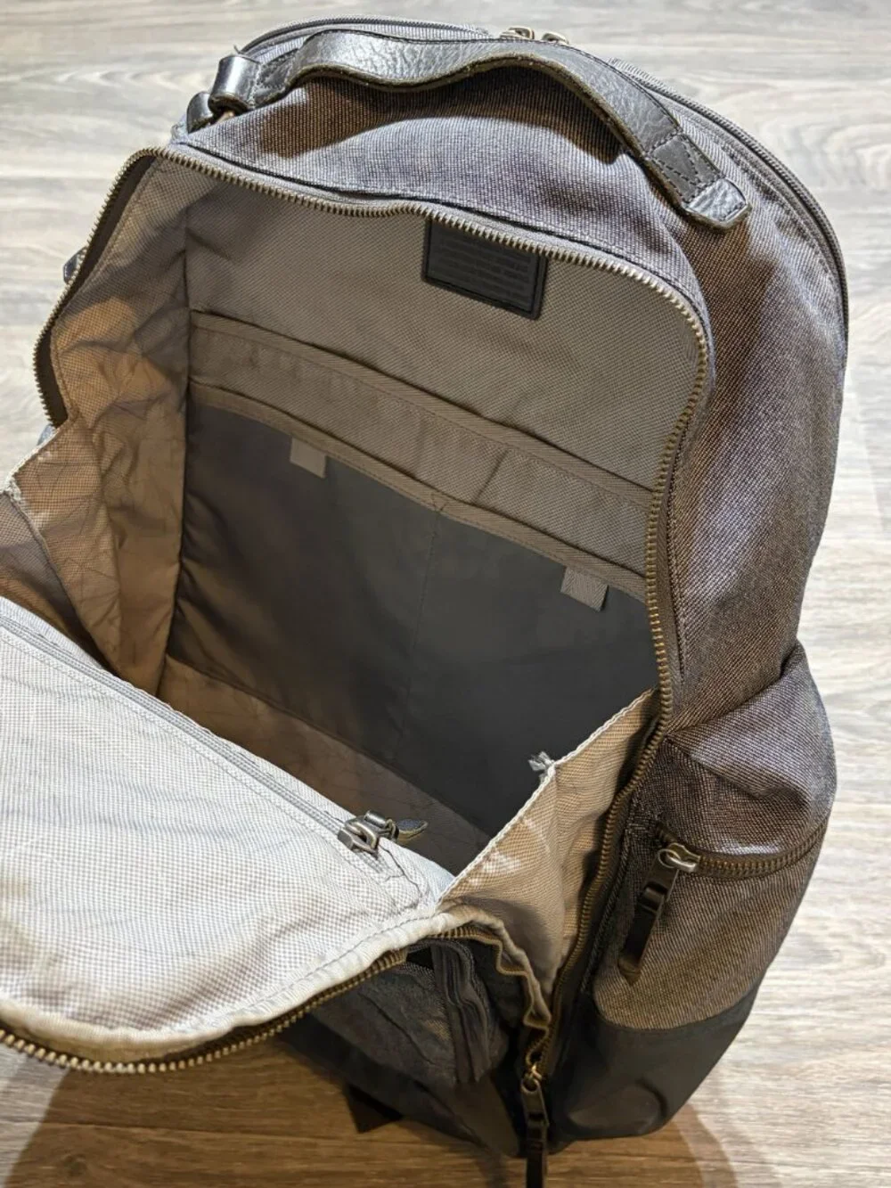 Tumi gray travel