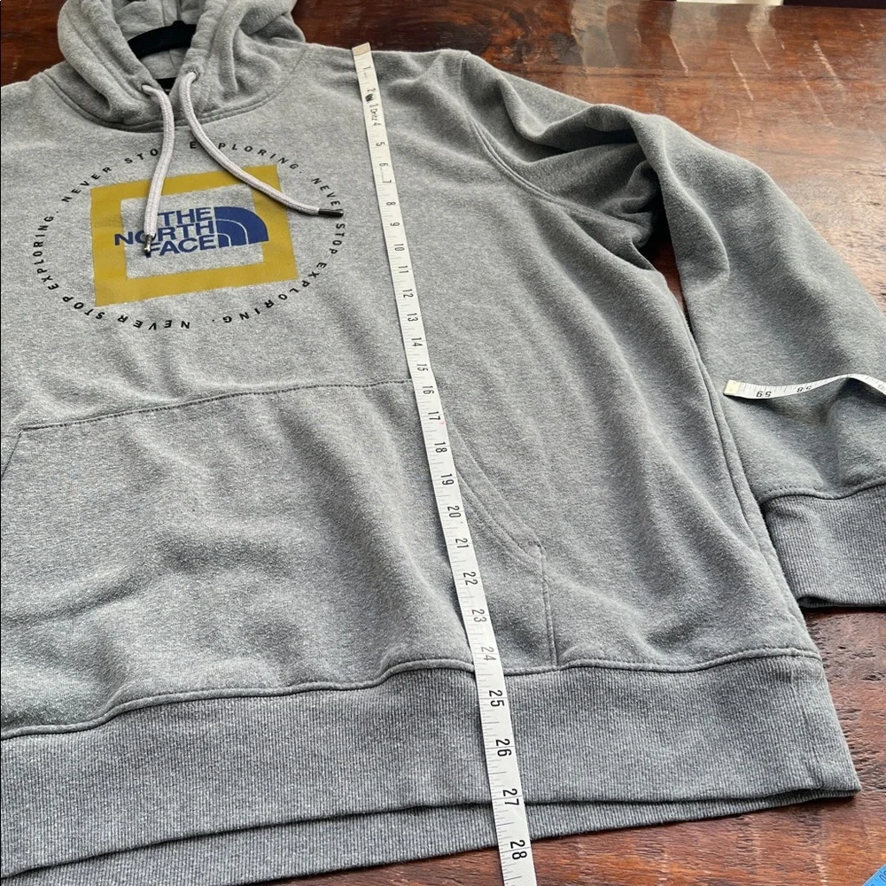 The North Face Front Graphic Never Stop Exploring Logo Hoodie Grey Men's XL