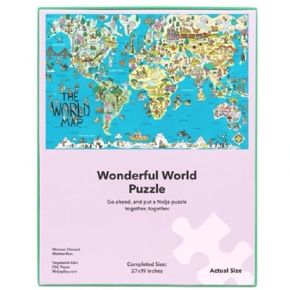 Nolja Wonderful World 100 Piece Jigsaw Puzzle