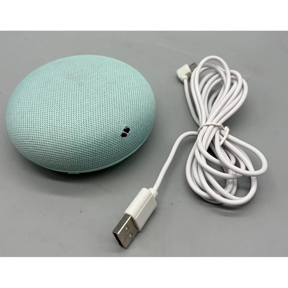 Google Home Mini Smart Speaker - Aqua (H0A)(Gen 1) - Tested