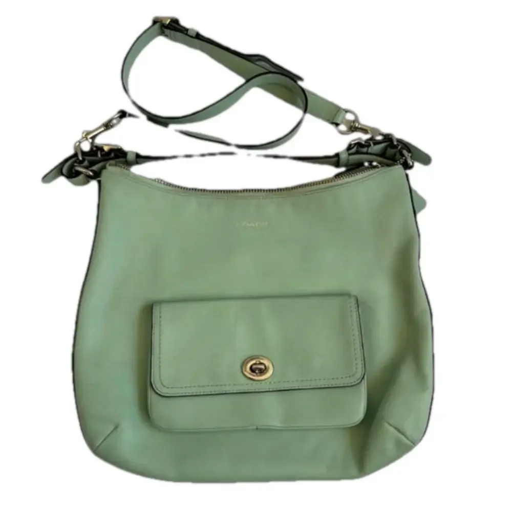 Coach Handbag Legacy Leather Courtenay Mint Green Hobo Shoulder Bag