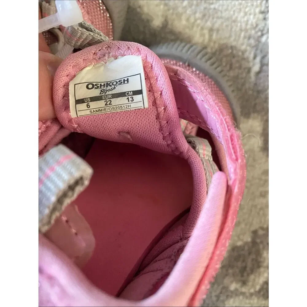 OshKosh B'gosh Pink Closed-Toe Kids Sandals