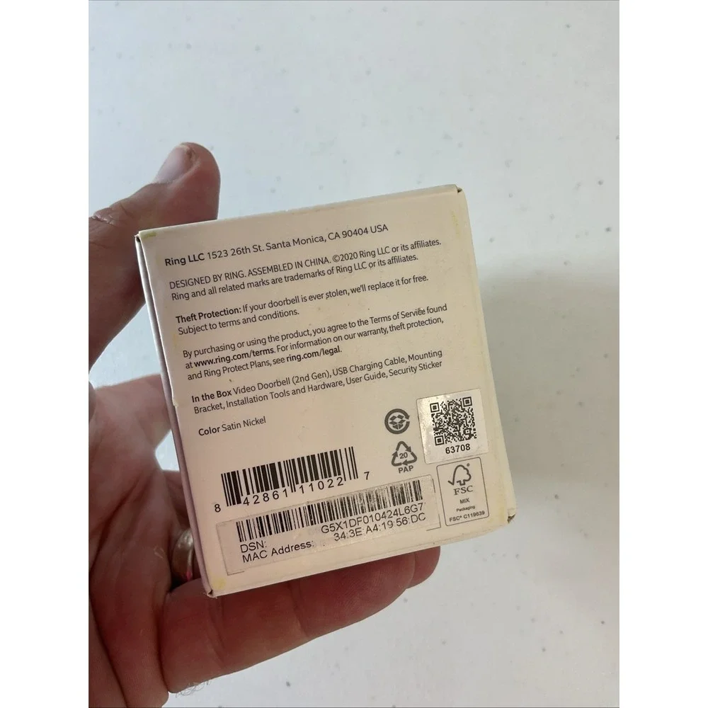 Ring new sealed