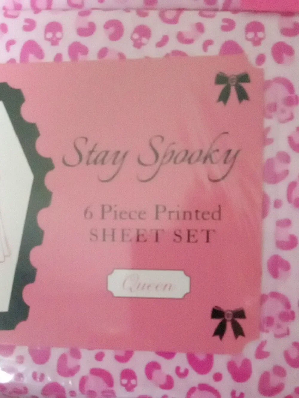 Stay Spooky pink leopard