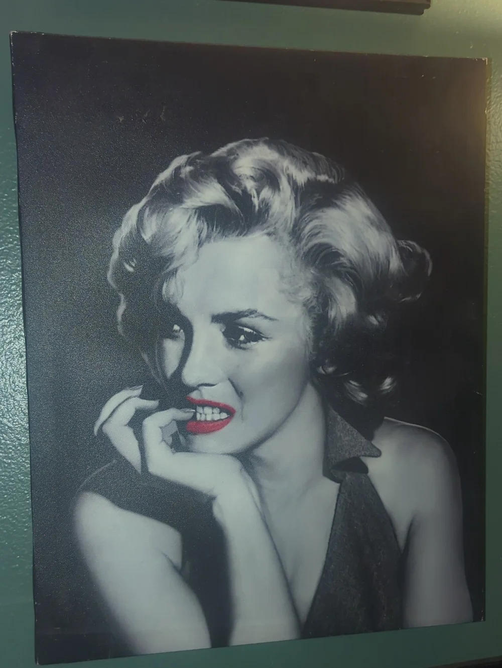 Black/White Marilyn Monroe Canvas