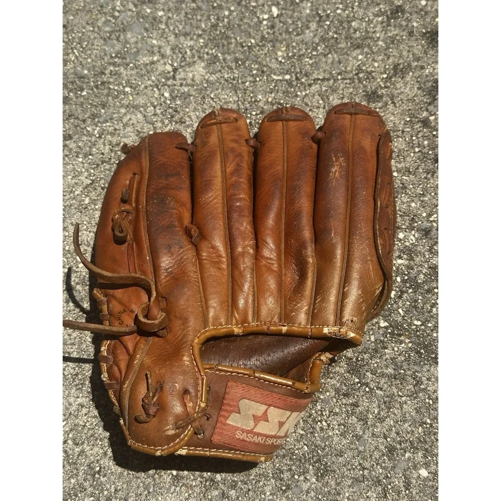 Vintage Sasaki Sport SSK Dimple DPG-340 Baseball Glove 9.5