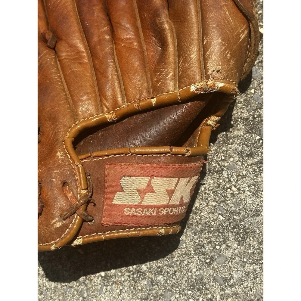 Vintage Sasaki Sport SSK Dimple DPG-340 Baseball Glove 9.5