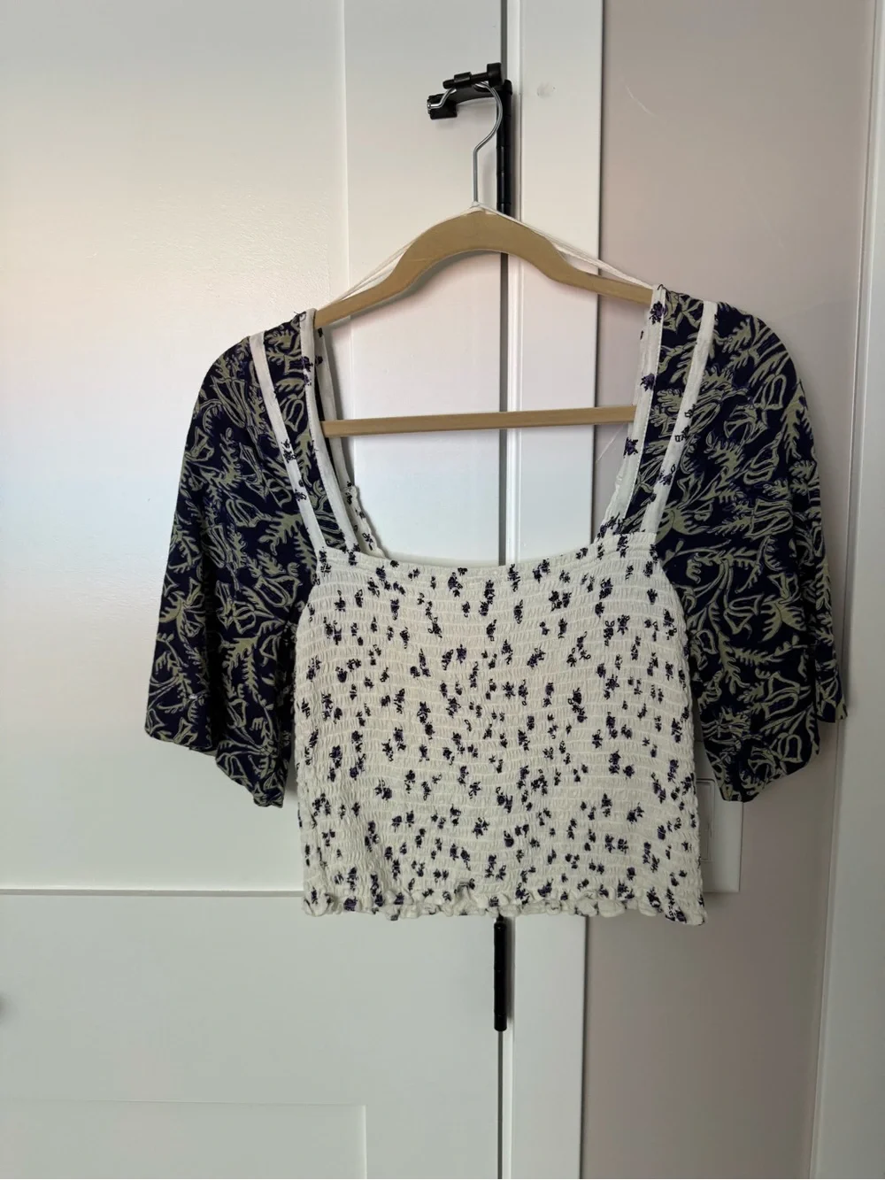 Free People smocked square