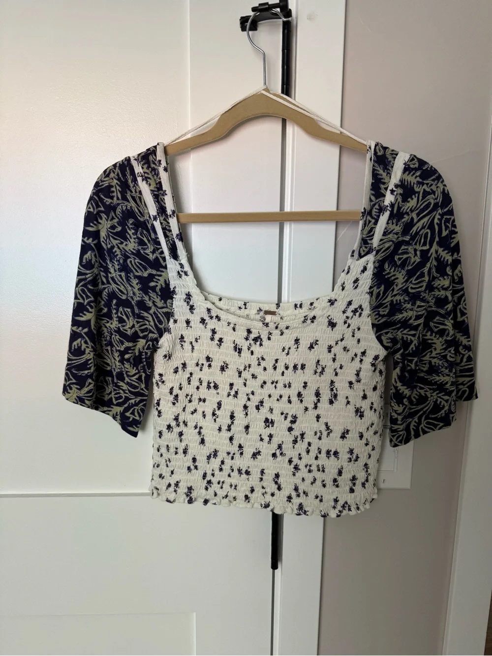Free People smocked square