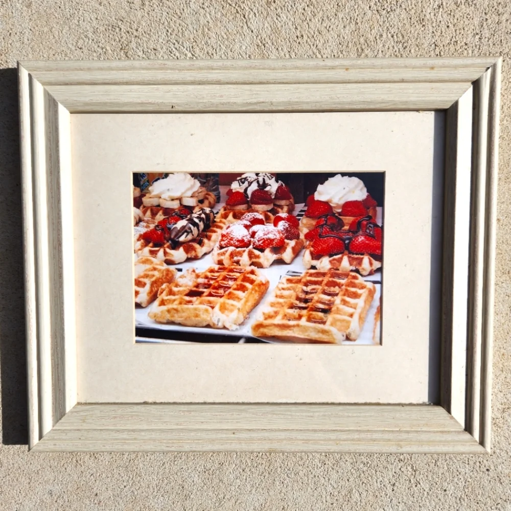 Framed Waffle Photograph