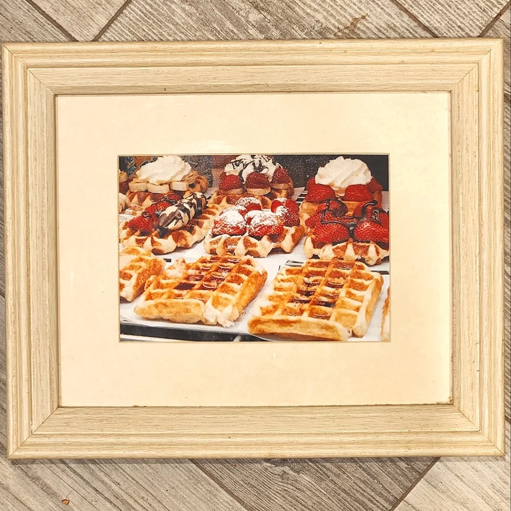 Framed Waffle Photograph