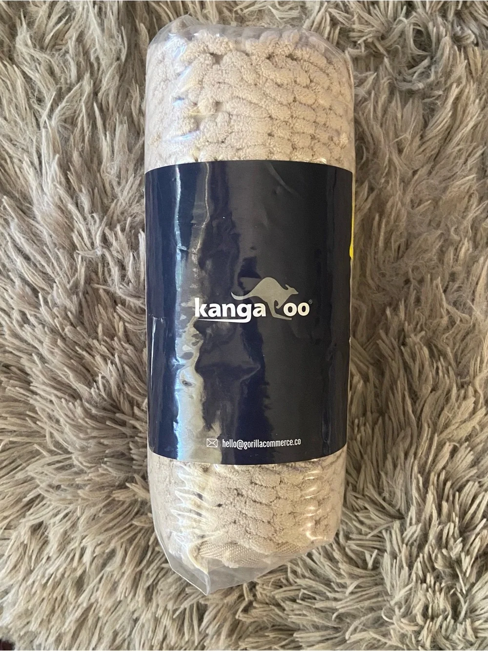 KANGAROO Bathroom Rugs, Chenille Soft Absorbent Bath Rug, 24