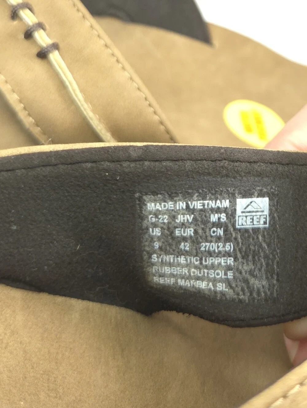 Reef Marbea Tan Sandal Flip‑Flops – Men’s 9