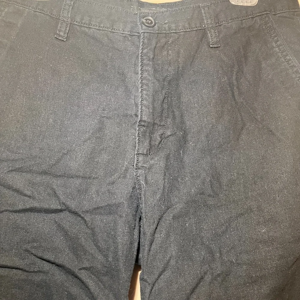 Marc Anthony Black Flex Chino Khaki Style 5 Pocket Shorts Size 32 Men A43