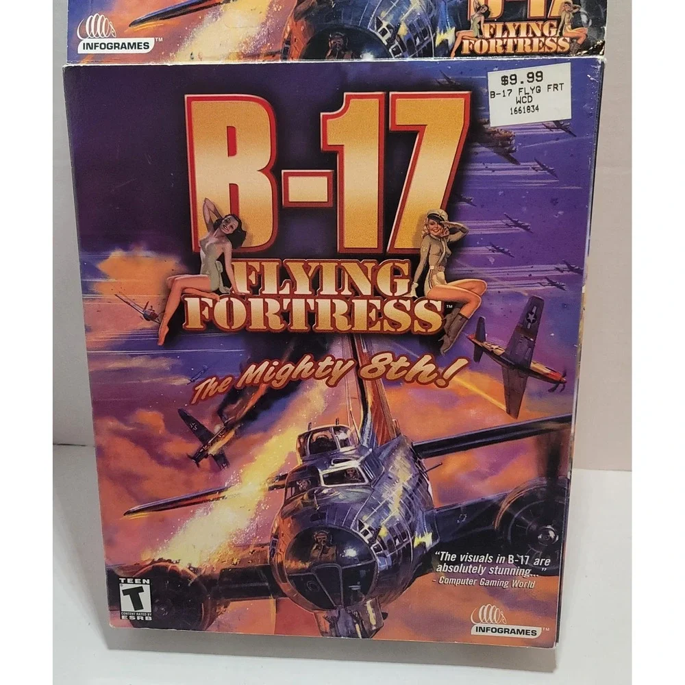 B-17 Flying Fortress - The Mighty 8th - (PC, WINDOWS 95/98ME ) Big Box PC Game.