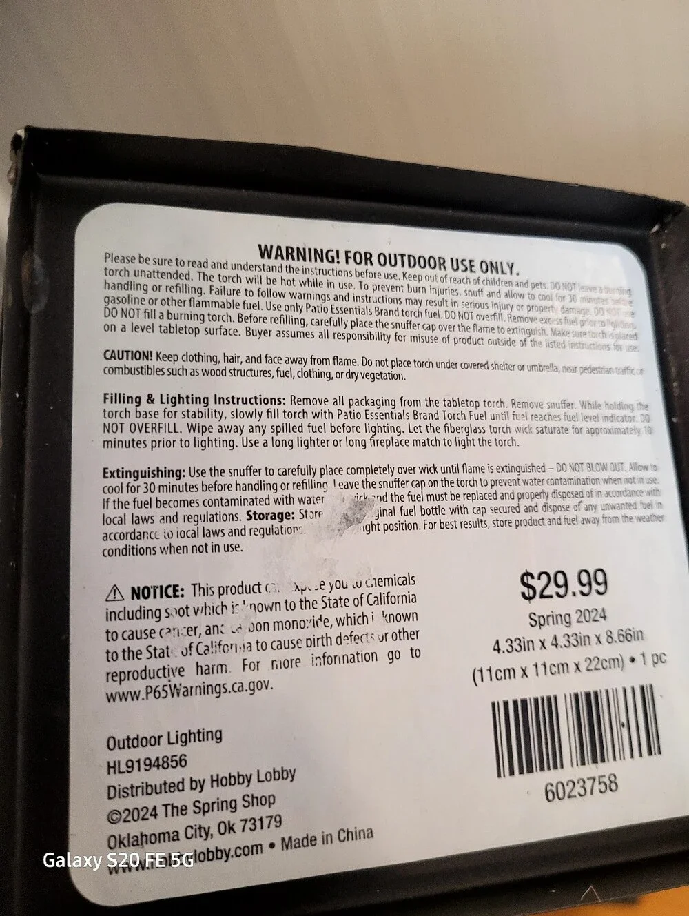 Hobby Lobby brand new