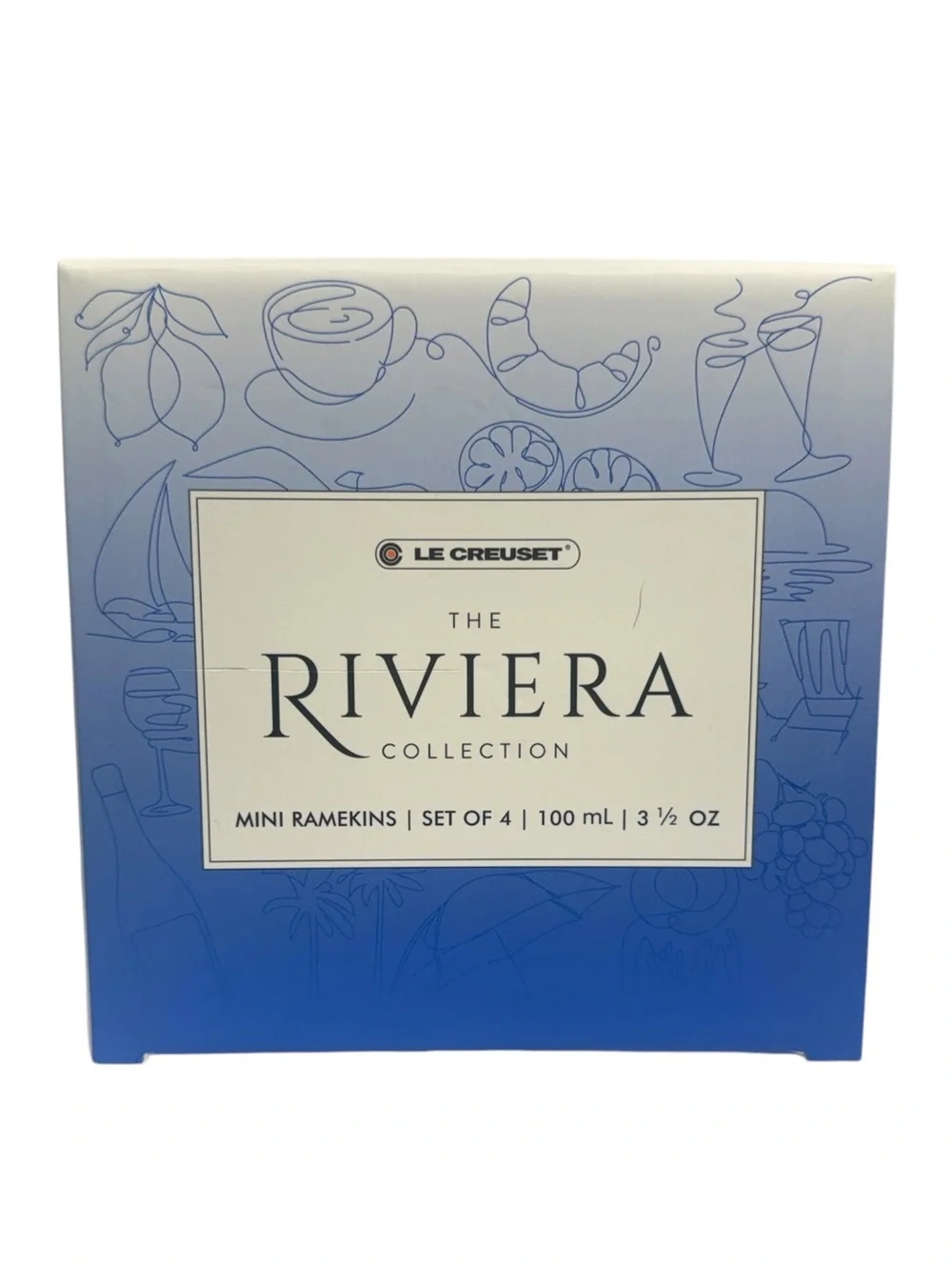 Le Creuset The Riviera Collection Mini Ramekins NIB