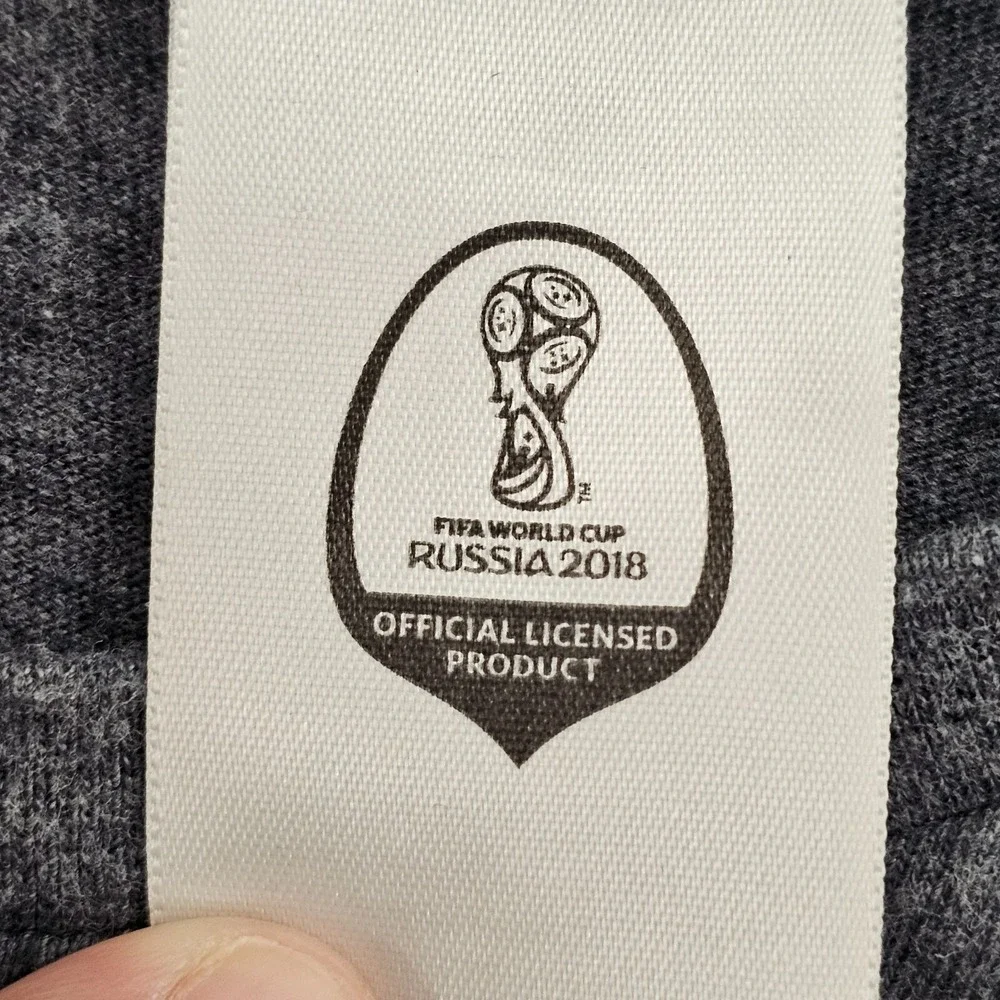 FIFA World Cup Russia 2018 adidas Gray Short Sleeve T-Shirt Men's M/L