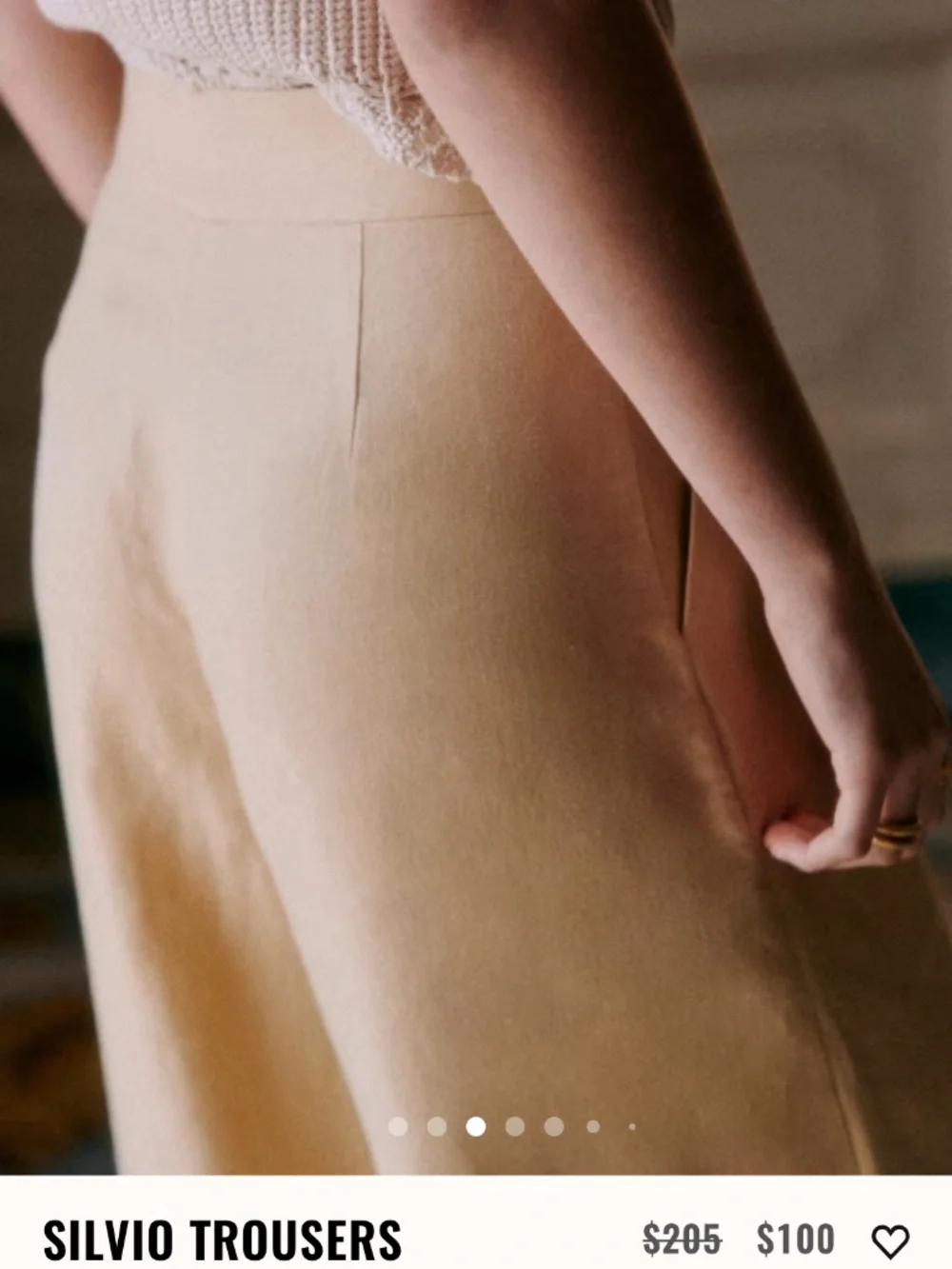 Sezane high waisted