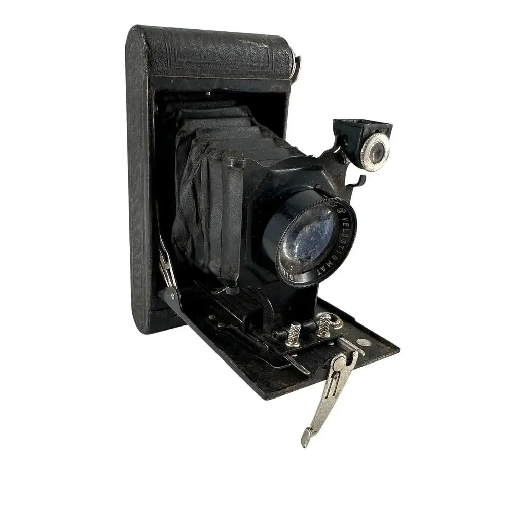 Wollensak Velostigmat 85mm f/3.5 Folding Camera – Vintage Bellows – Parts Only