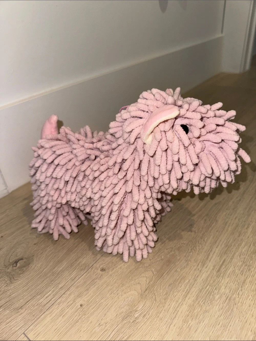 chenille towel soft pink