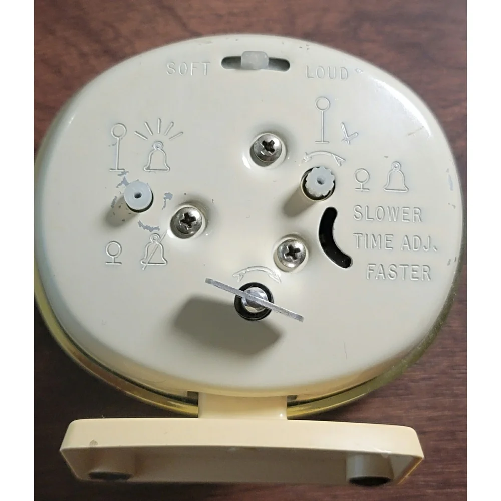 Vintage Westclox Baby Ben Wind Up Glow in Dark Hands Alarm Clock Works!
