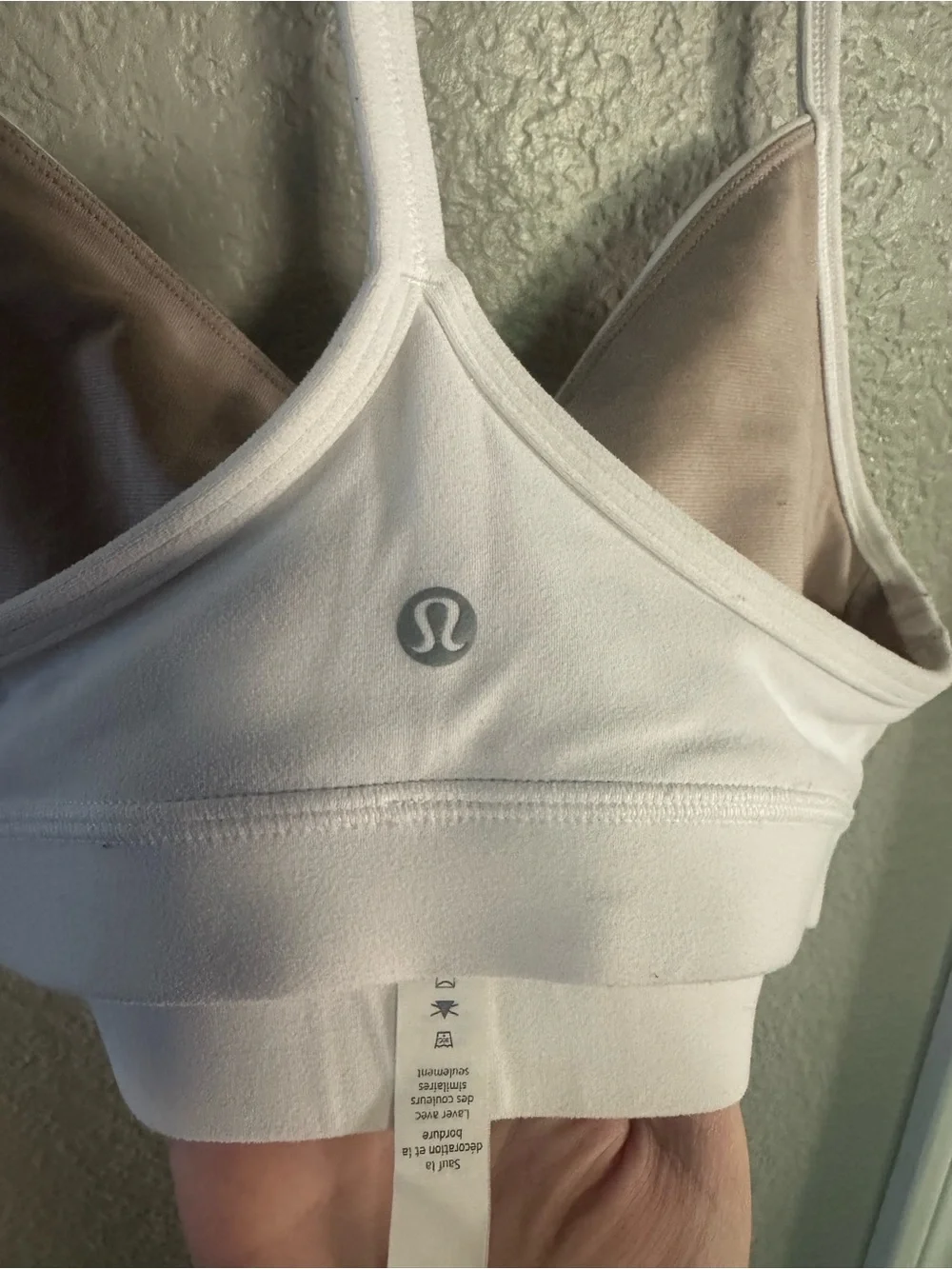 Lululemon Athletica White Strappy Sports Bra