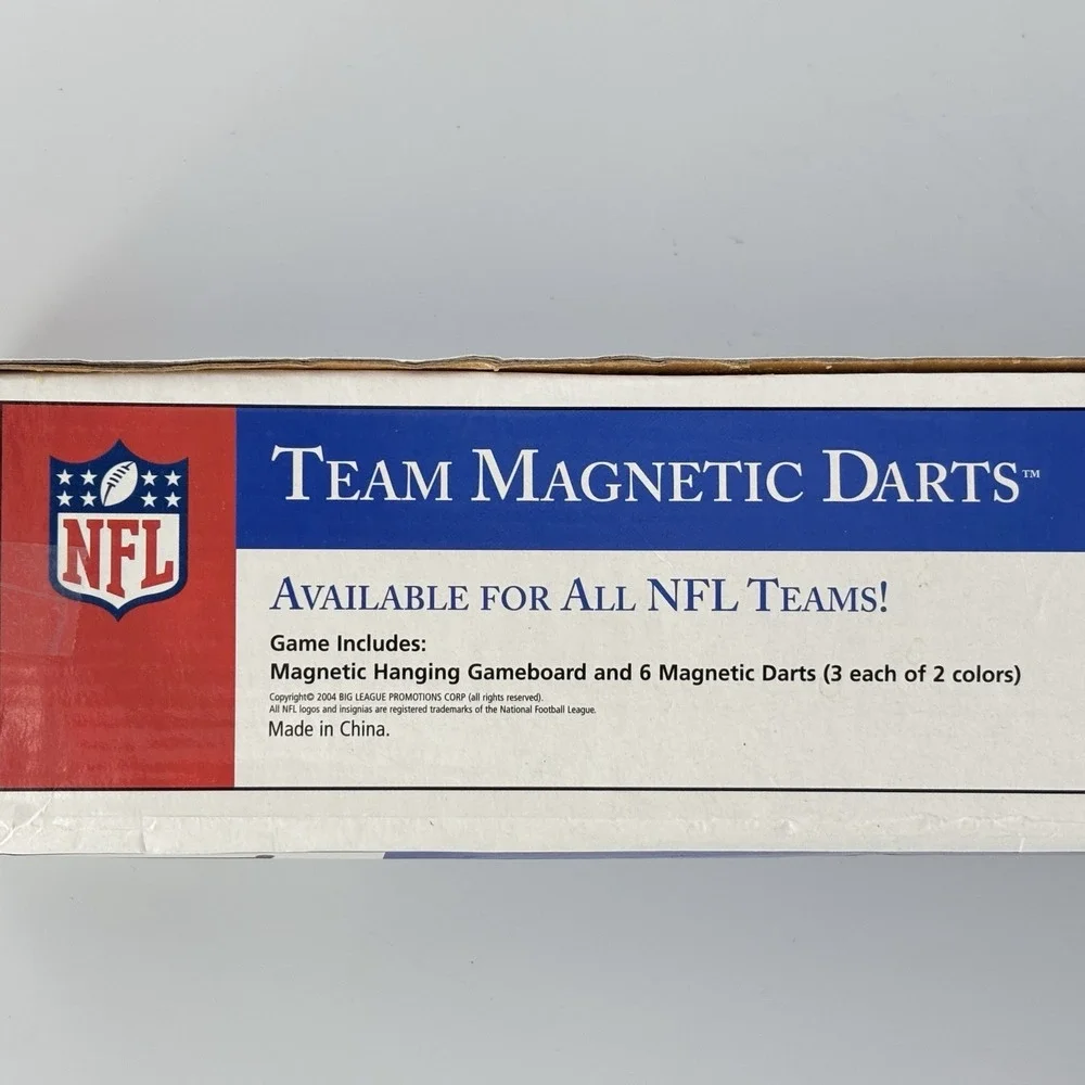 NFL Pittsburgh Steelers Man Cave Magnetic Dart Board Set w/ Darts & Can Koozie