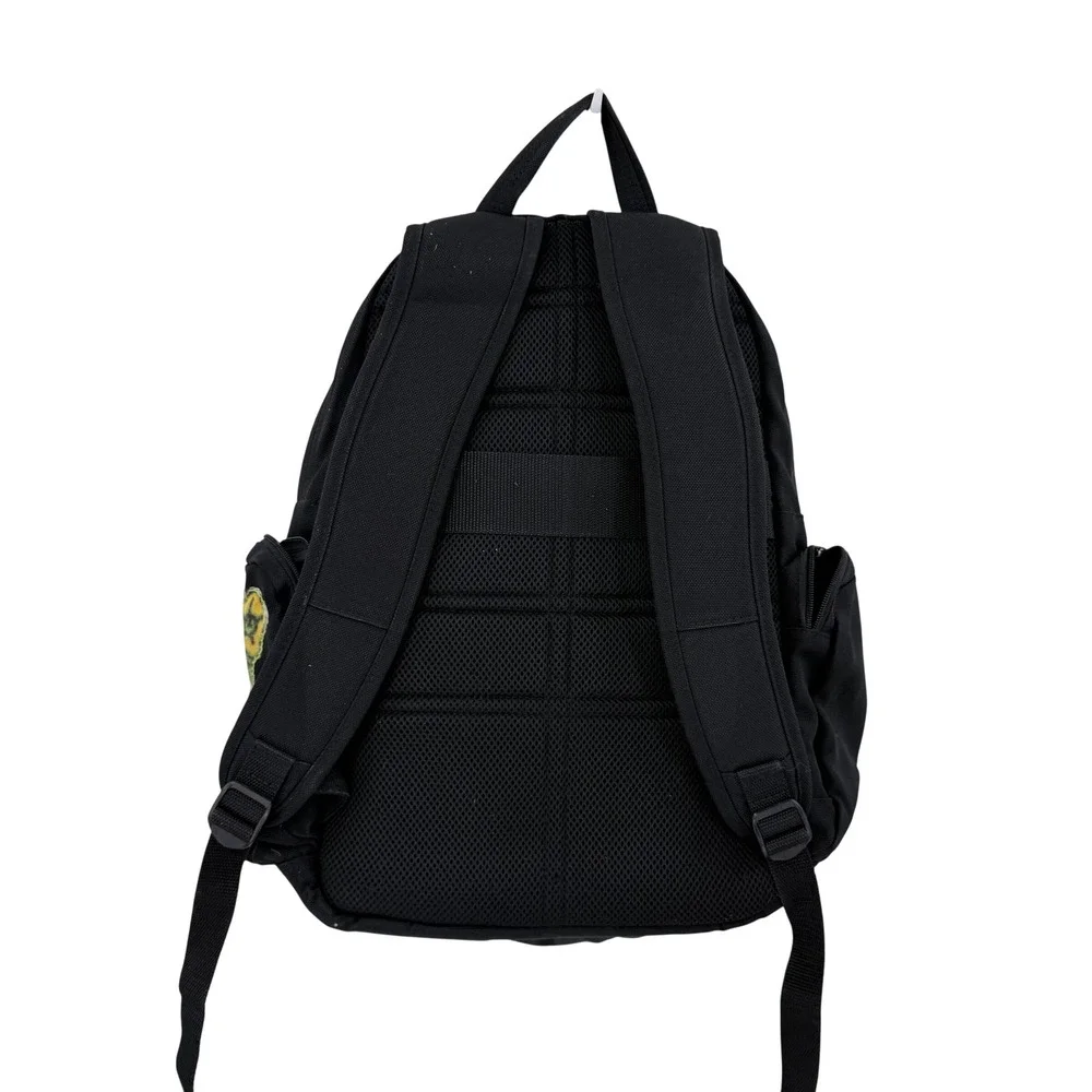 Carhartt Black Canvas Backpack Custom Floral Patches Workwear Utility Bag
