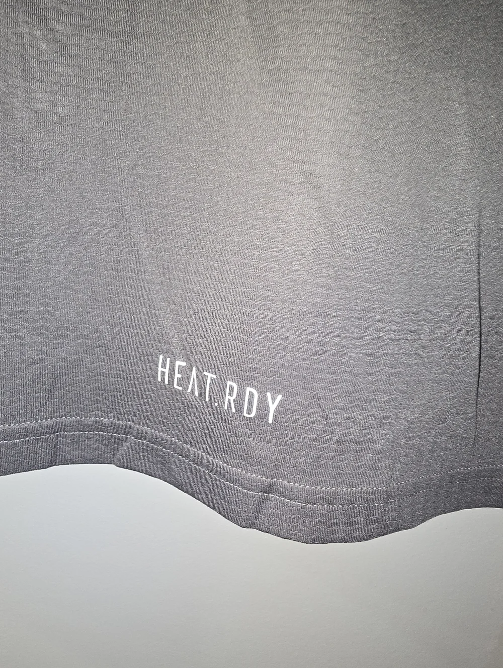 adidas Men's Gray Short Sleeve Training Tee‎ with Reflective Logo, NWT, LG