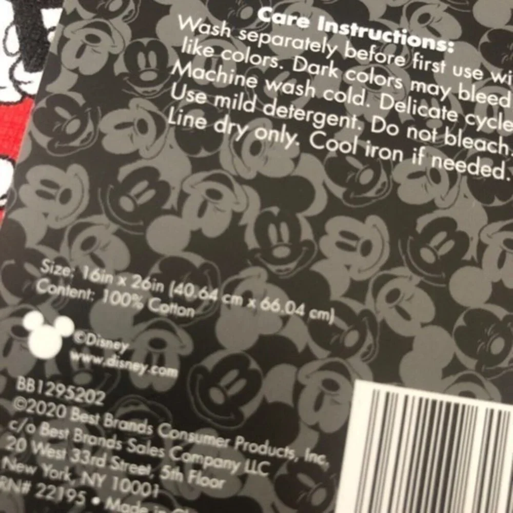 Disney towel mouse