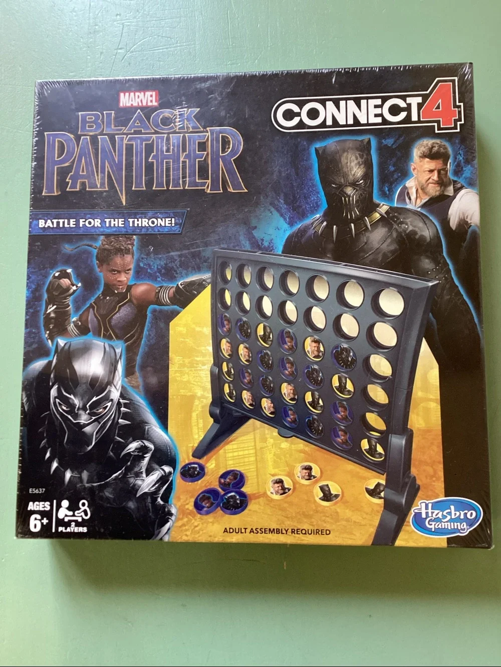 Connect 4 Marvel Black Panther Edition “Battle for the Throne” *New Sealed