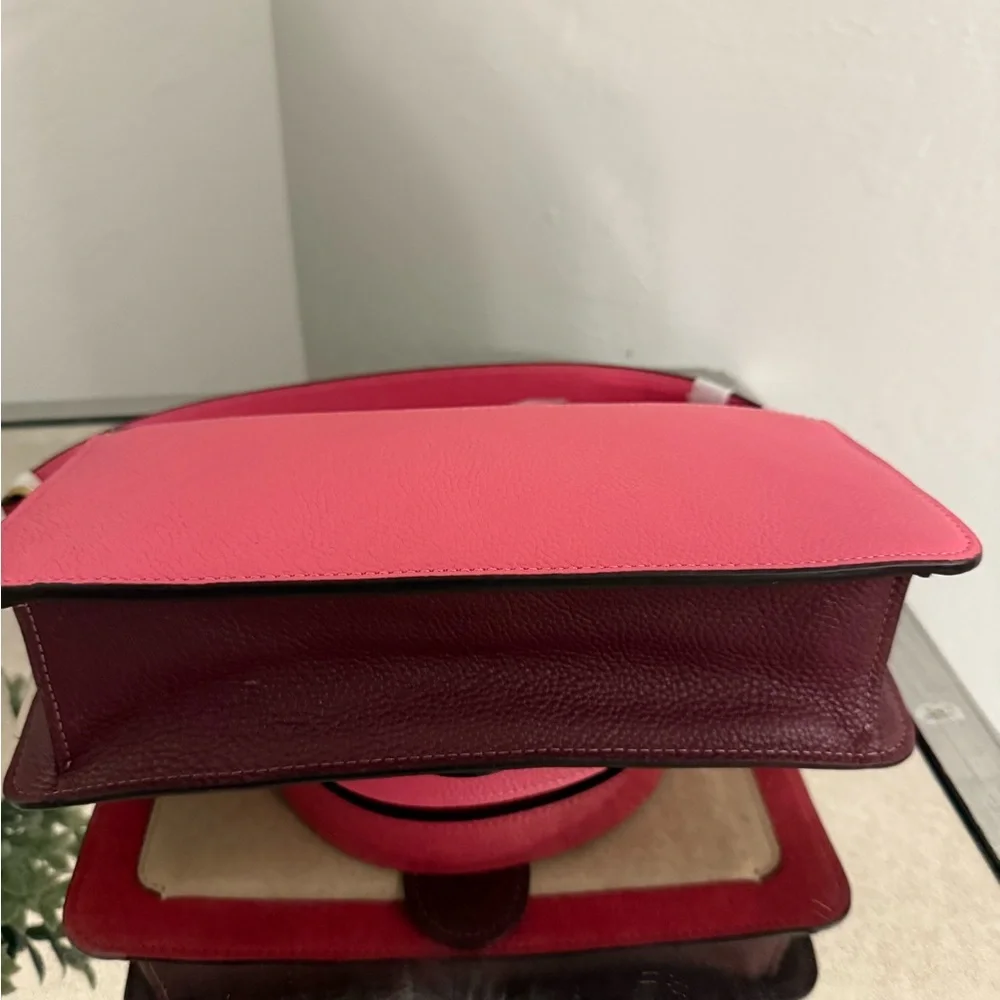 Coach Taby 26 Color-Block Leather Shoulder Bag