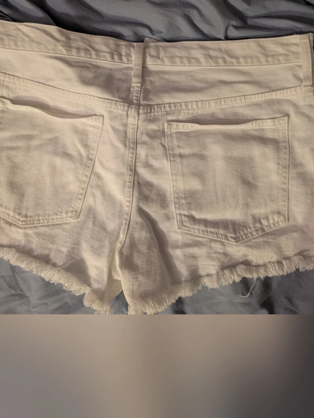 Madewell White Denim Shorts