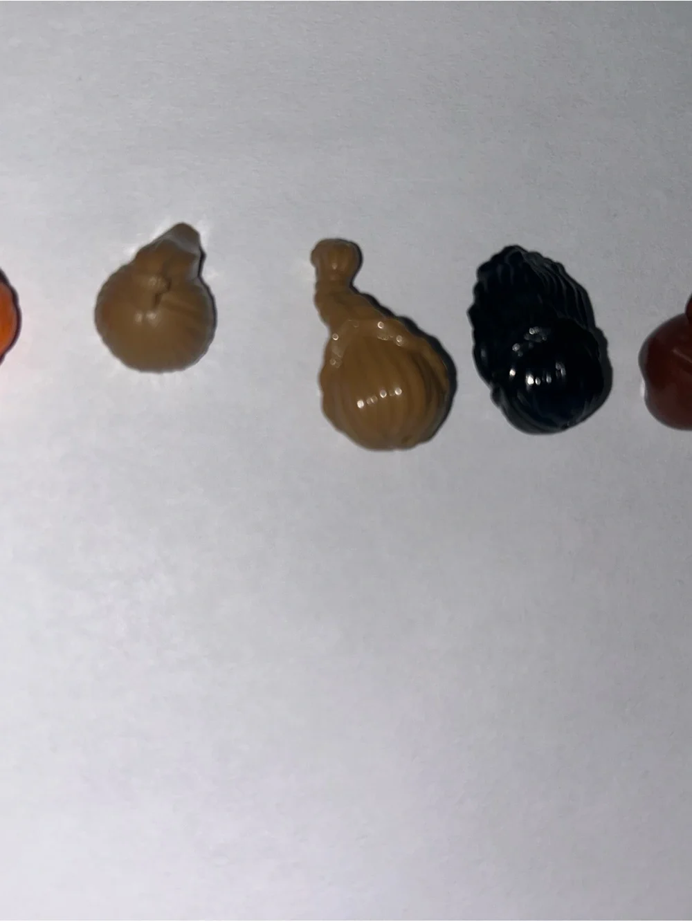 5 x Lego Minifigures hair pieces