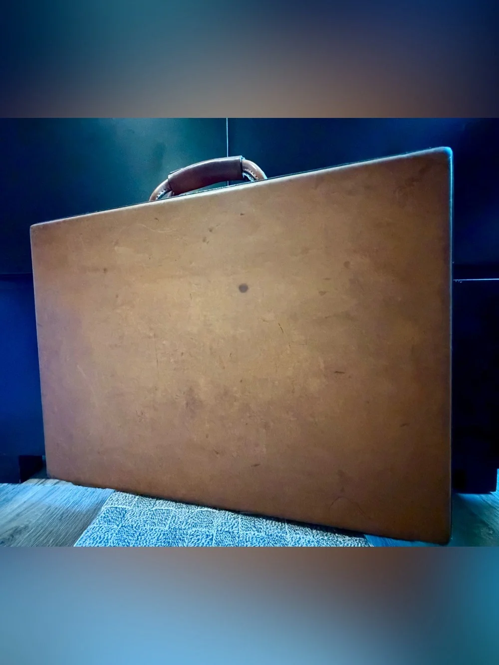 Vintage 1980s Hartmann Belting Leather Briefcase