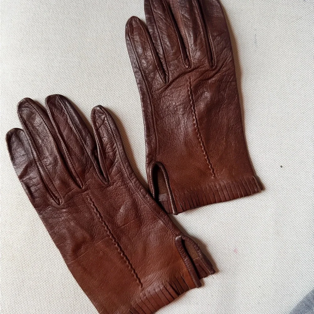 Vintage brown leather